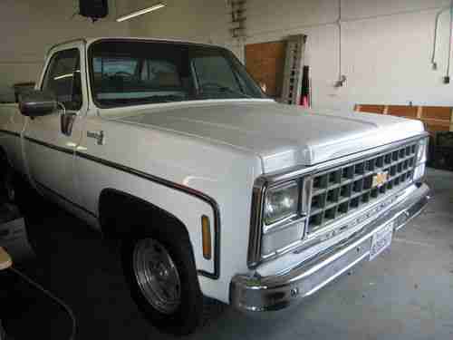 1980 chevrolet silverado short bed 5.7 79000 actual miles, image 2