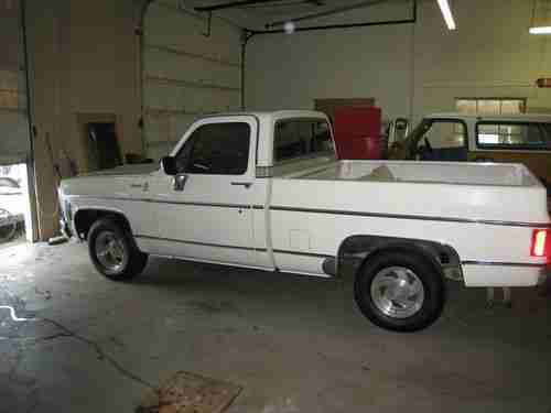 1980 chevrolet silverado short bed 5.7 79000 actual miles, image 3
