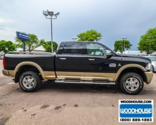 Cummins diesel 6.7L 4x4 tow hooks tow hitch nav 4WD 5th wheel hitch leather, image 3