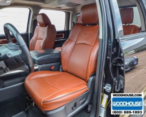 Cummins diesel 6.7L 4x4 tow hooks tow hitch nav 4WD 5th wheel hitch leather, image 11