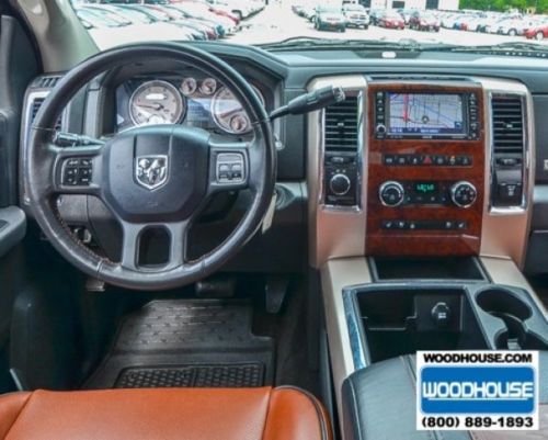 Cummins diesel 6.7L 4x4 tow hooks tow hitch nav 4WD 5th wheel hitch leather, image 13