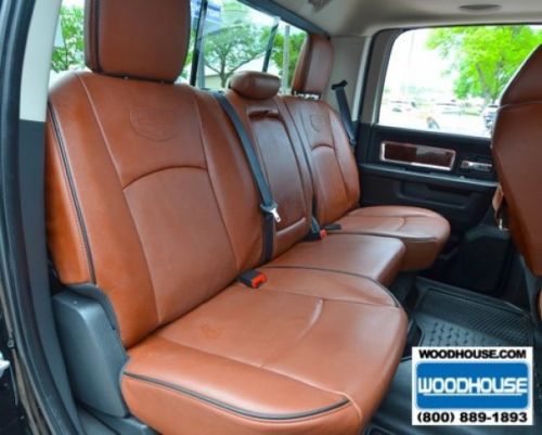 Cummins diesel 6.7L 4x4 tow hooks tow hitch nav 4WD 5th wheel hitch leather, image 19