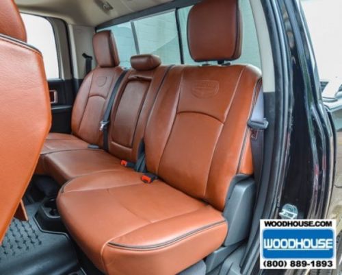 Cummins diesel 6.7L 4x4 tow hooks tow hitch nav 4WD 5th wheel hitch leather, image 22