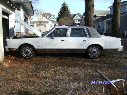 1987 Ghost White Lincoln Town Car Signature Sedan 4-Door 5.0L, US $7,500.00, image 15