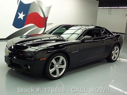2011 chevy camaro 2lt rs sunroof hud htd leather 22k mi texas direct auto