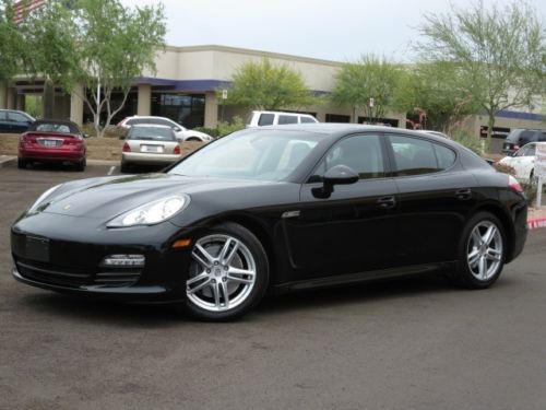 2011 porsche panamera black beauty one owner under wholesale wow