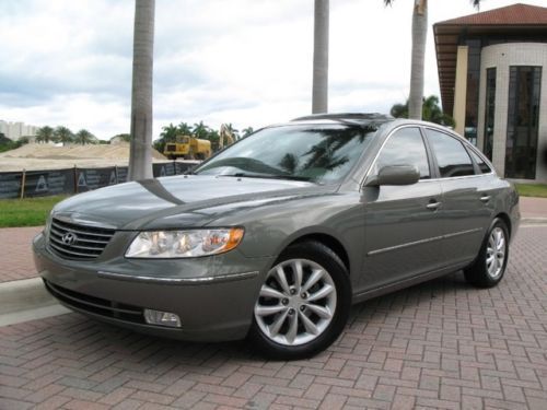 2008 hyundai azera limited, 53k miles! sunroof loaded clean carfax 1 owner fl