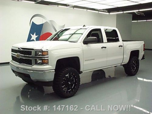 2014 chevy silverado lt crew lifted 6-pass 20&#039;s 28k texas direct auto