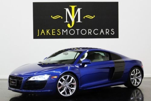 2009 audi r8 5.2 v10 r-tronic, sepang blue pearl, 1-owner, 19k miles, loaded car