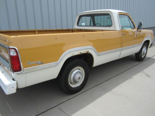 1973 dodge d-200 4x2 adventurer sport  ((((low mileage survivor))))