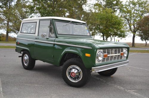 Original uncut 1972 ford bronco, 302 v8, manual 3-speed, 40k original miles