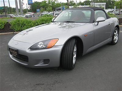 2001 honda s2000 35110 miles, 6 speed manual, soft power top, leather.