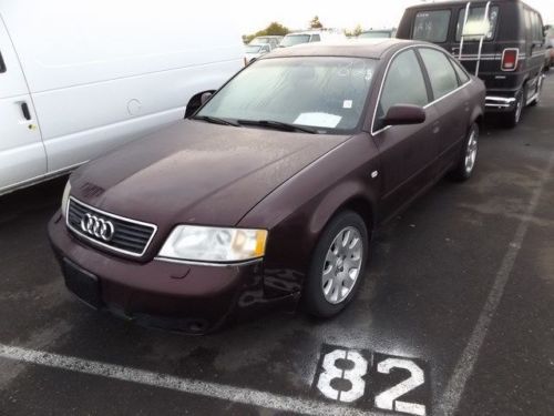 1999 audi a6 quattro base sedan 4-door 2.8l low miles 96k safe, fully loaded