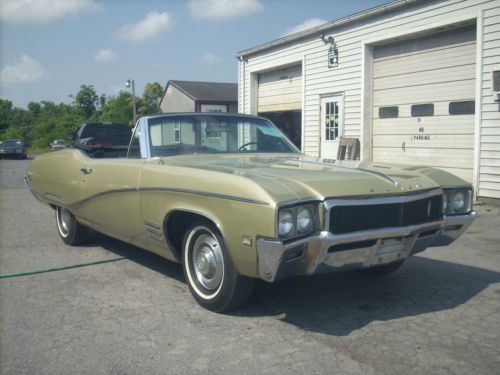 1968 buick skylark custom convertible * low miles * no reserve * factory air *