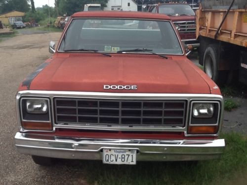 1985 dodge d250 pickup with aluminum welders flatbed flat bed