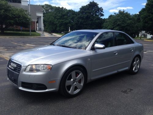 2005 audi s4 base sedan 4-door 4.2l awd  6 speed manual factory navi no reserve