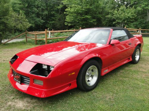 1991 chevrolet camaro rs convertible 5 speed posi rear low miles