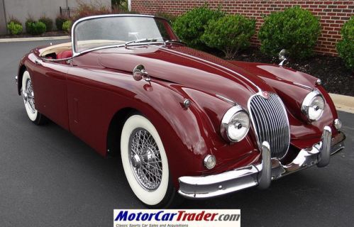 1959 jaguar xk150 roadster. stunning, restored, one of a kind, beautiful!