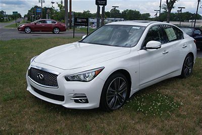 2014 q50 prem awd tech / deluxe touring / nav /sport/leather pkgs, 4867 miles