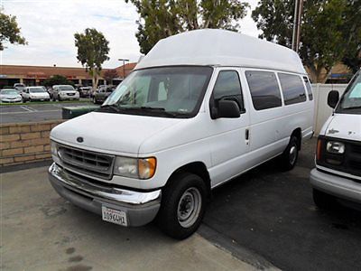 2000 ford econoline e-250 handicap wheelchair van