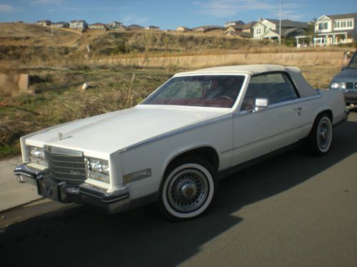 1985 cadillac eldorado biarritz convertible 2-door 4.1l