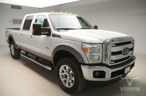 2013 lariat crew 4x4 fx4 navigation sunroof leather heated 20s aluminum diesel