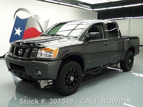 2010 nissan titan pro-4x crew cab 4x4 nav dvd 37k miles texas direct auto
