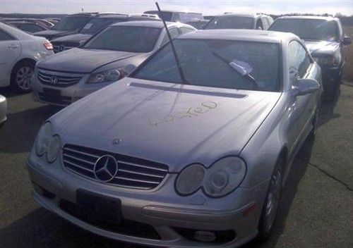 2004 mercedes benz clk55 amg coupe 5.5l - no reserve!! - flood damage