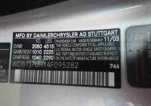 2004 Mercedes Benz CLK55 AMG Coupe 5.5L - NO Reserve!! - FLOOD DAMAGE, image 7