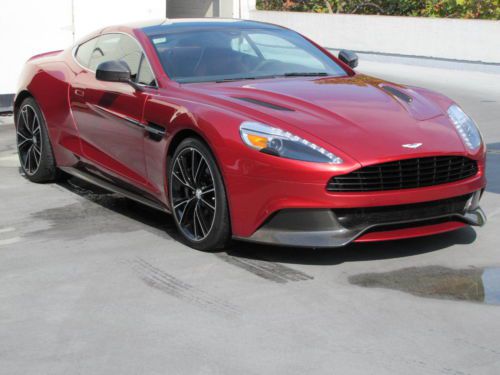 Aston martin vanquish volcano red low miles 2014