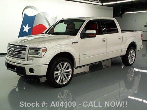 2013 ford f-150 limited crew 4x4 ecoboost nav 22&#039;s 23k texas direct auto