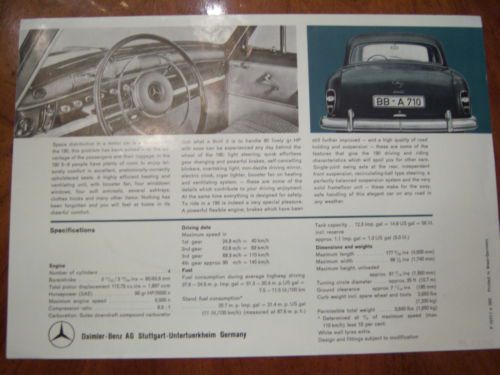 Beautiful 1960 Mercedes Bens 190B Classic Car, US $7,500.00, image 21