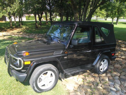 2000 mercedes-benz g500 cabriolet v8 - rare 4x4 off-roader!