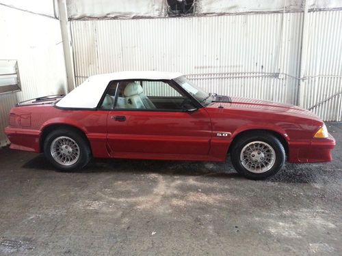 1987 ford mustang gt convertible 2-door 5.0l