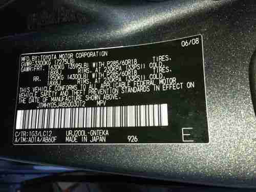 2008 Toyota Land Cruiser Base Sport Utility 4-Door 5.7L, US $51,995.00, image 13