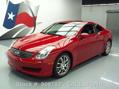 2007 infiniti g35 coupe premium 6-spd leather sunroof  texas direct auto