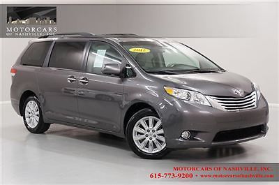5-days *no reserve* &#039;12 sienna limited awd nav back-up jbl pano roof carfax w-ty