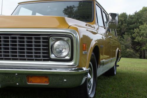 RARE!! 1972 C10 SUBURBAN FACTORY LOADED BIG BLOCK, FRONT & REAR AC, PS, PB, TILT, US $29,500.00, image 2