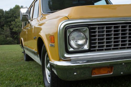 RARE!! 1972 C10 SUBURBAN FACTORY LOADED BIG BLOCK, FRONT & REAR AC, PS, PB, TILT, US $29,500.00, image 3