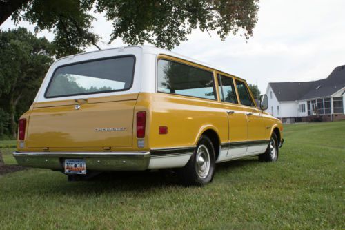 RARE!! 1972 C10 SUBURBAN FACTORY LOADED BIG BLOCK, FRONT & REAR AC, PS, PB, TILT, US $29,500.00, image 6