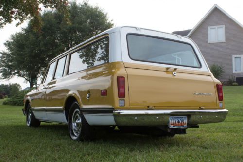 RARE!! 1972 C10 SUBURBAN FACTORY LOADED BIG BLOCK, FRONT & REAR AC, PS, PB, TILT, US $29,500.00, image 7