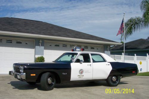 1973 plymouth fury  mopar police cop car adam 12 tribute car