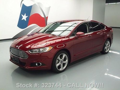 2013 ford fusion se sedan nav rear cam spoiler 18&#039;s 10k texas direct auto