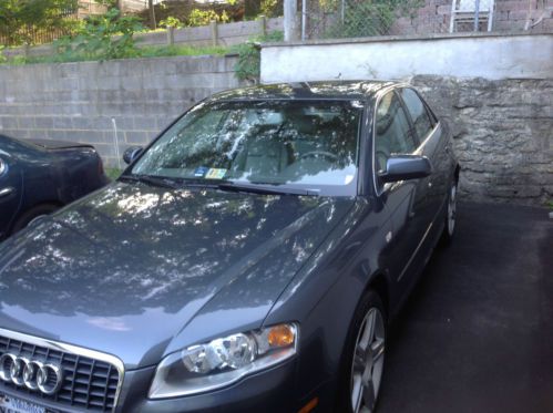 Gray 2008 audi a4 with low mileage and good condition, quattro s-line