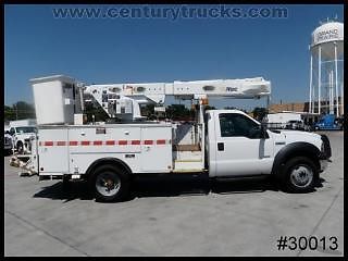 4wd powerstroke diesel xl 11&#039; altec service utility 37&#039; bucket 4x4 we finance