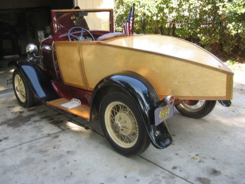 1931 ford model a boat tail