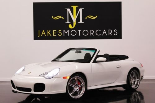 2004 carrera 4s cabriolet, 42k miles, white/black, pristine california car!