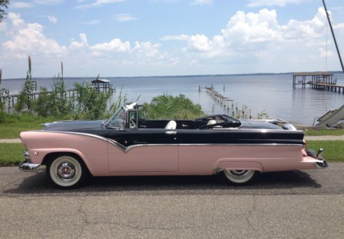 Beautiful 1955 ford sunliner convertible (1955 1956 crown victoria features)