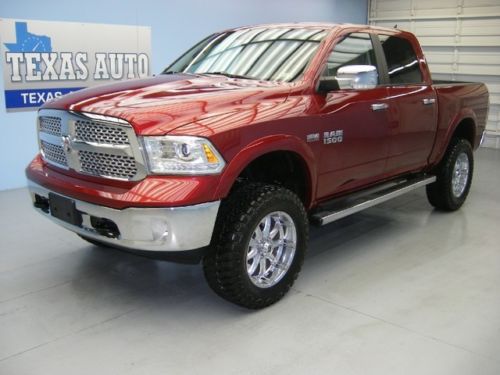 We finance! 2013 ram 1500 laramie 4x4 lifted hemi nav roof alpine tow texas auto