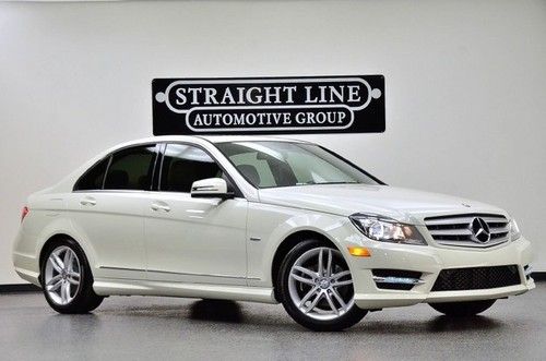 2012 mercedes benz c250 sport p1 package navigation white